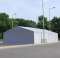 Mocny namiot magazynowy MTB Warsztat Gara 4x10x2,5m