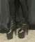 Botki Lakierowane Czarne - POLE DANCE - 28cm